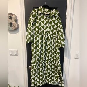 Anthropologie Bettina Tiered Dress Size XL